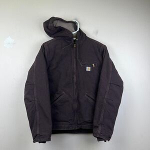 Carhartt Duck Sherpa-Lined Jacket  Plum Purple WJ141-DWN Size XS